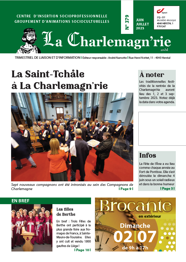 Trimestriel de le Charlemagn'rie magazine