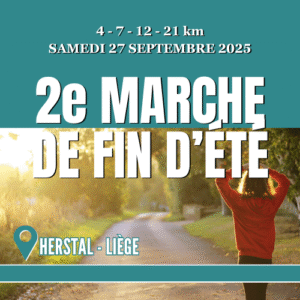 Marche randonnée en septembre à Herstal Liège balade km