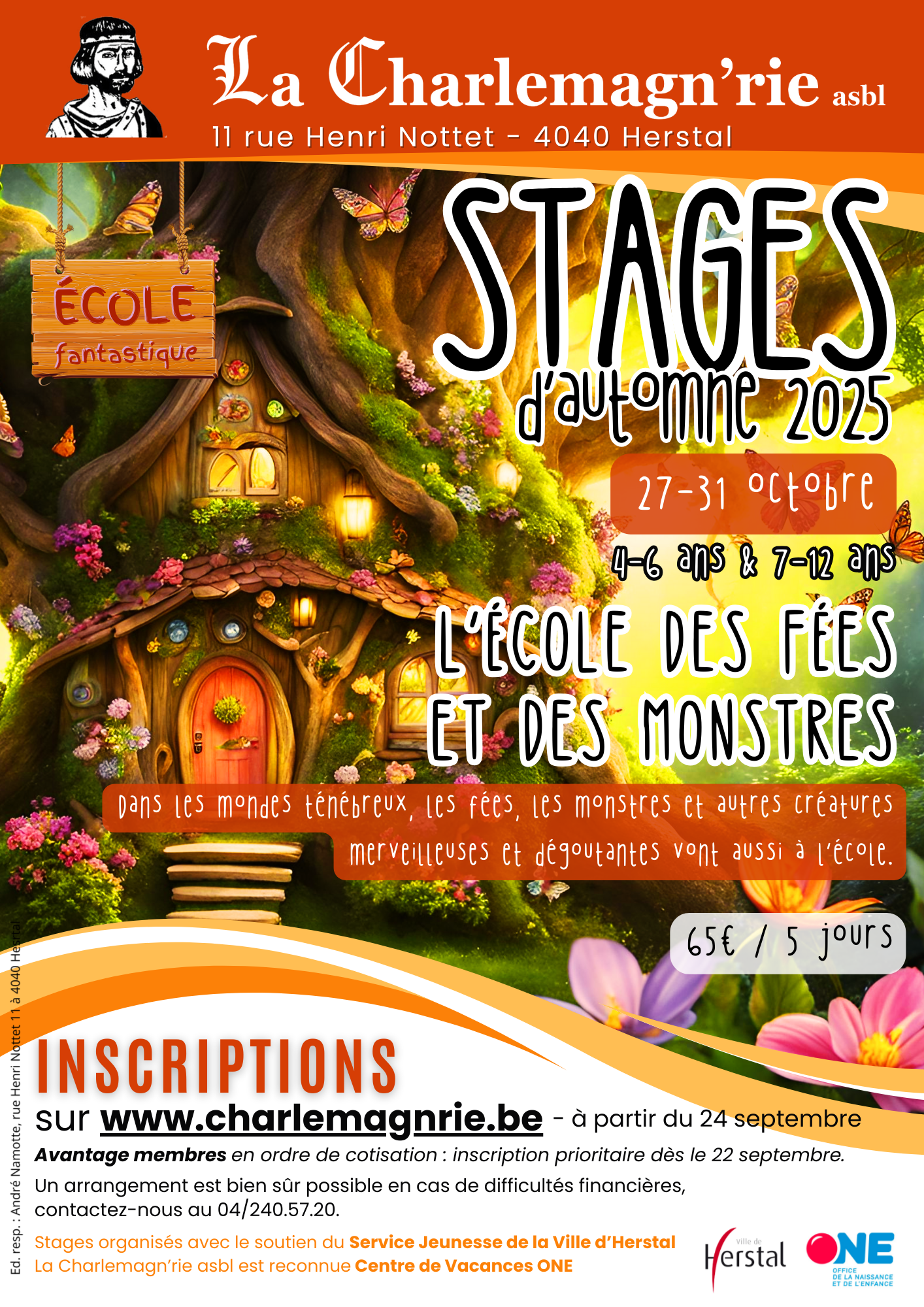 stage enfant automne herstal Liège