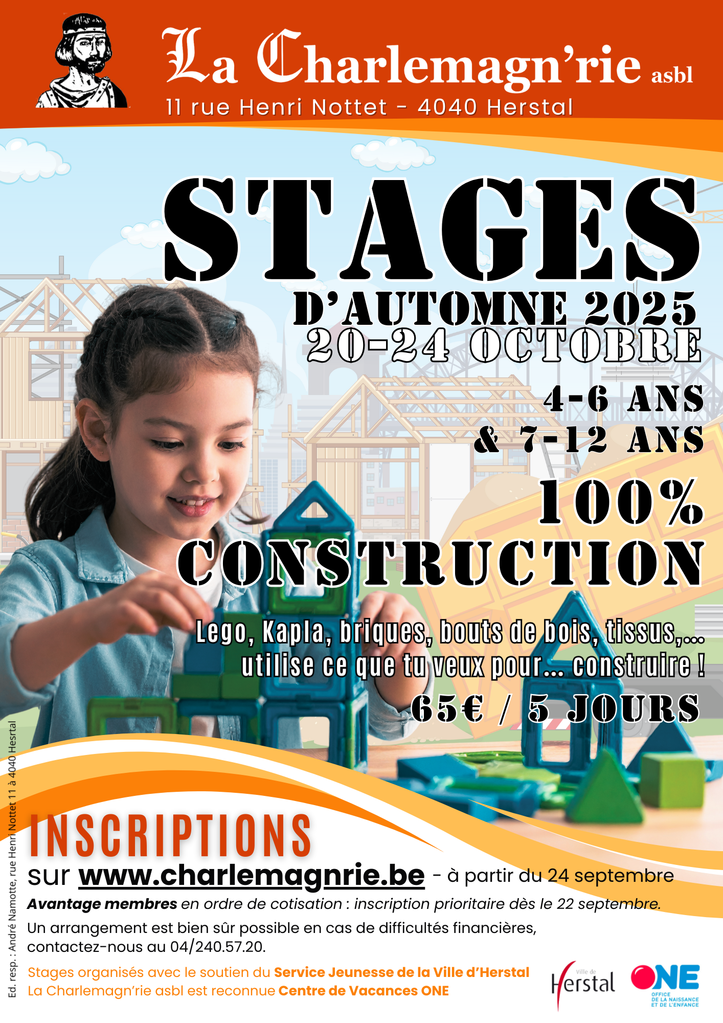 stage enfant automne herstal Liège
