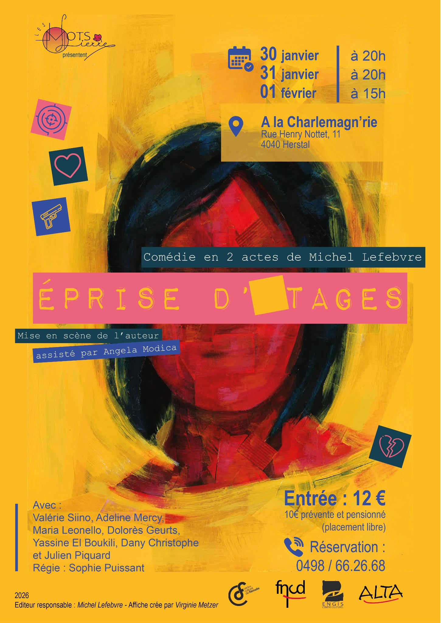 affiche Eprise d'otages - Les Mots-Lierre 2026