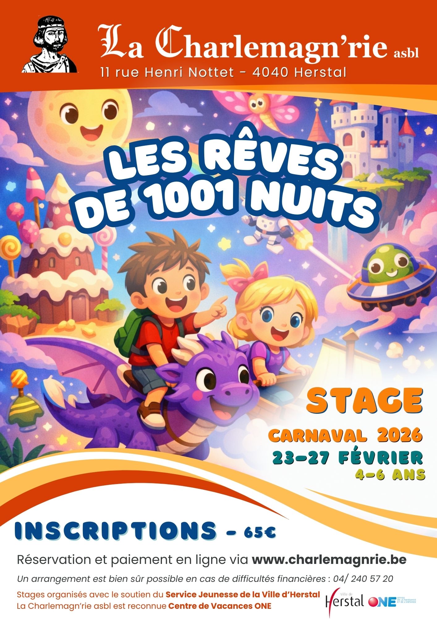 Stages enfants carnaval 2026